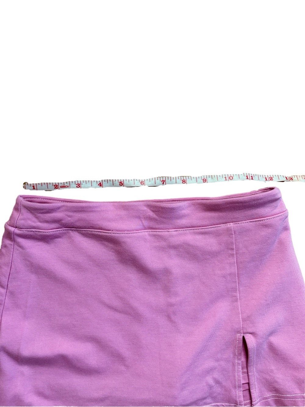Pink Mini Skort with Side Slit - Picture 5 of 7